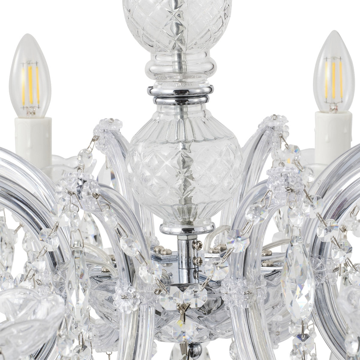 Zurich Chandelier 8 Lights Chrome Aluminium - 1000617