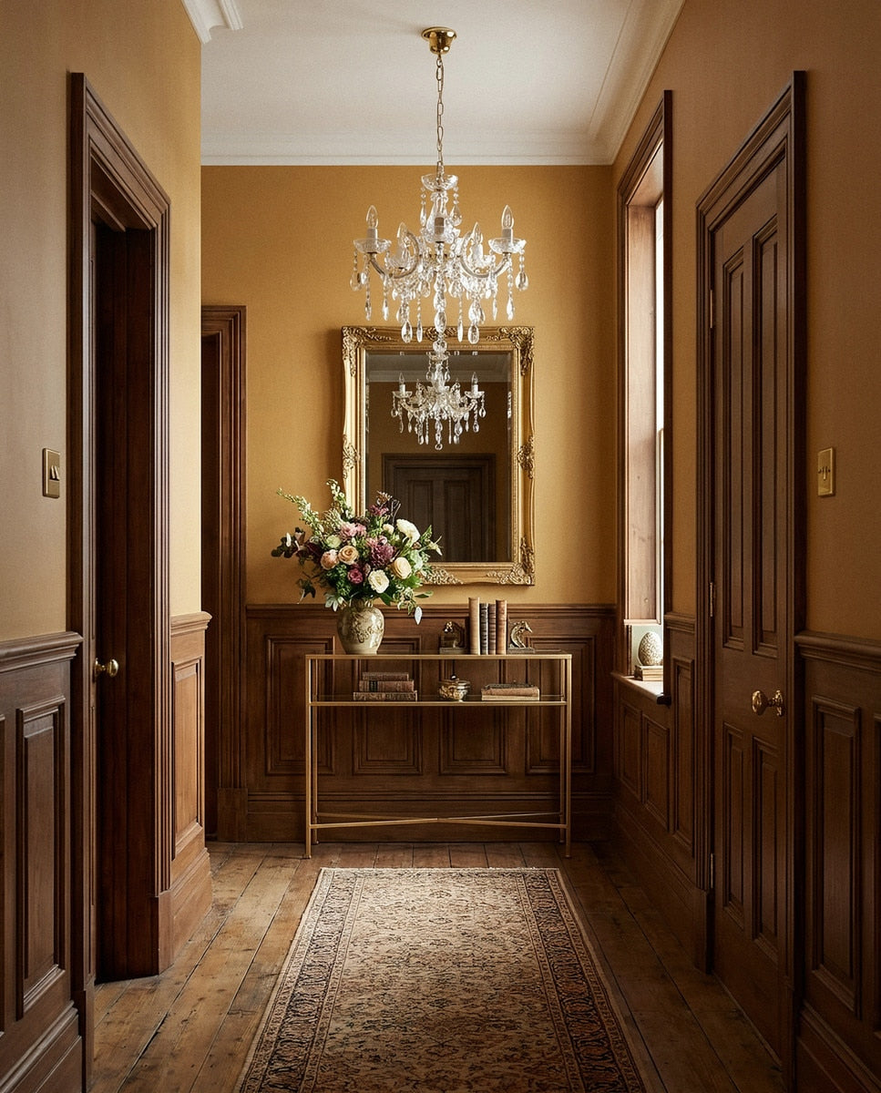 Zurich Chandelier 5 Lights Gold Aluminium - 1000624