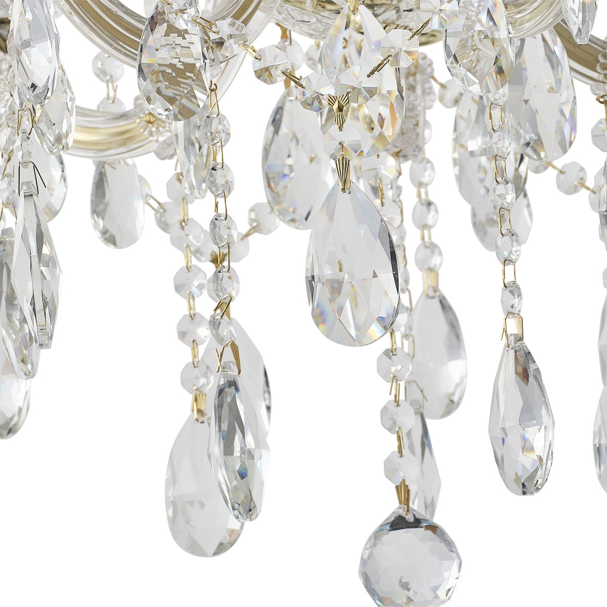 Zurich Chandelier 5 Lights Gold Aluminium - 1000624