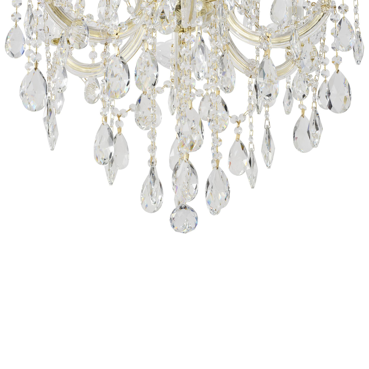 Zurich Chandelier 9 Lights Gold Aluminium - 1000626