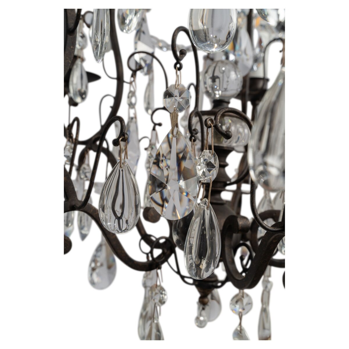 Salzburg 5 Light Crystal Chandelier Bronze - 1000803
