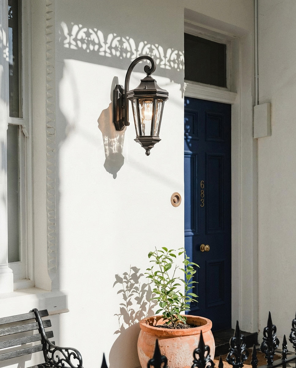 Tilburn Medium Outdoor Wall Light Antique Bronze IP44 - 1000814