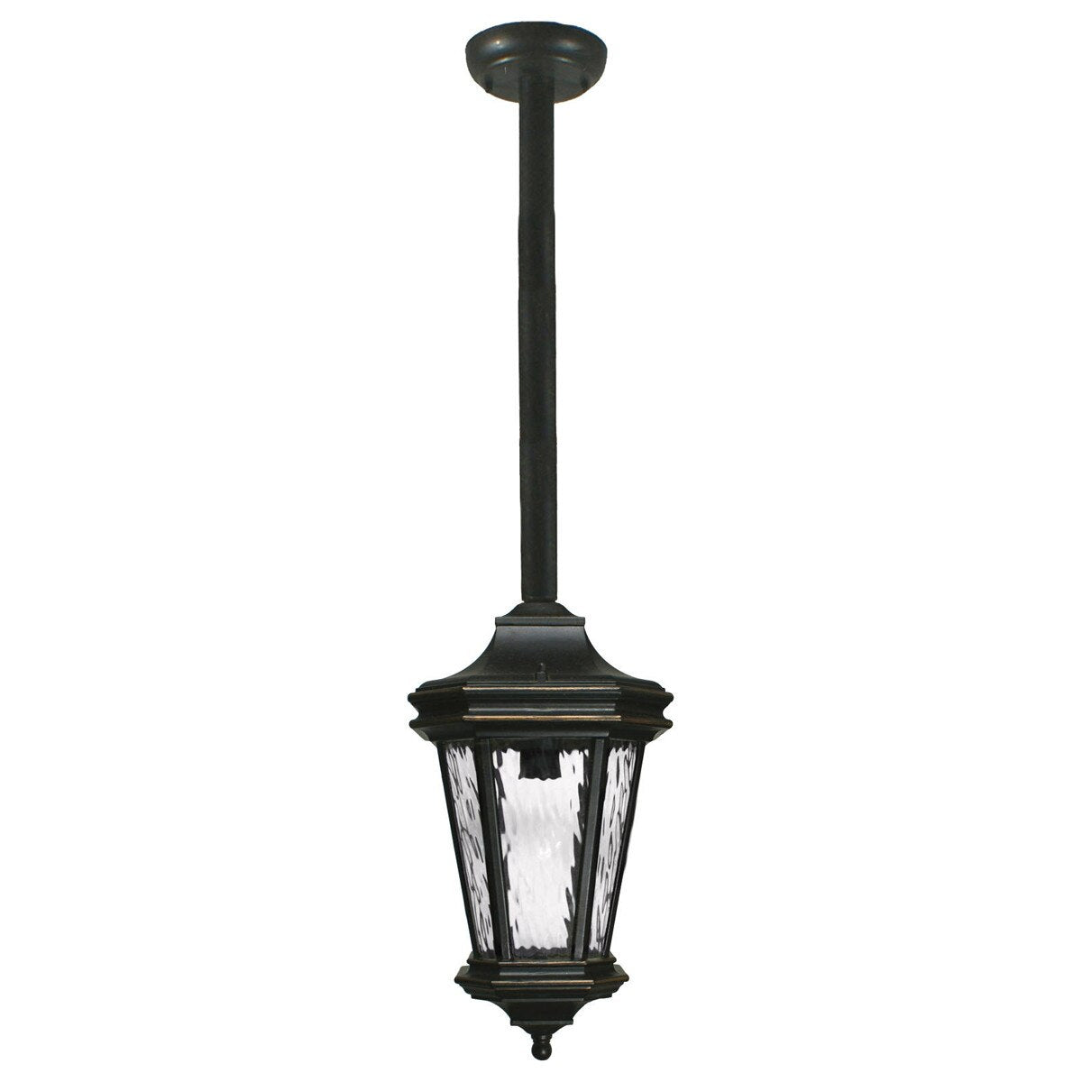 Tilburn Large Outdoor Rod Pendant Antique Bronze IP44 - 1000817