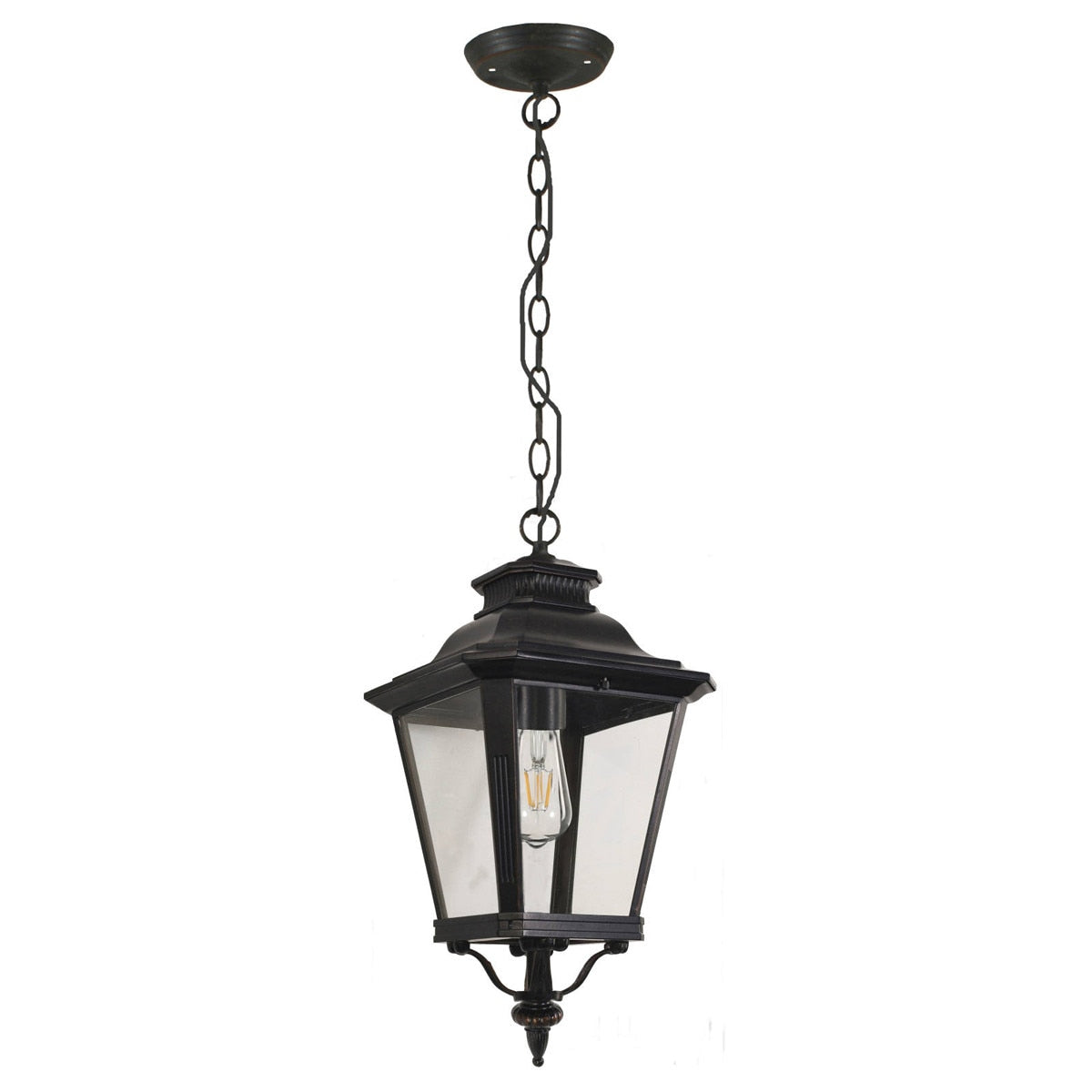 Kingdom Outdoor Pendant Light Chain Antique Bronze Aluminium - 1000842