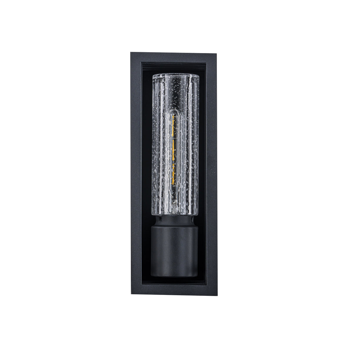 Portico Exterior Wall Light H360mm Matt Black Aluminium - 1000857