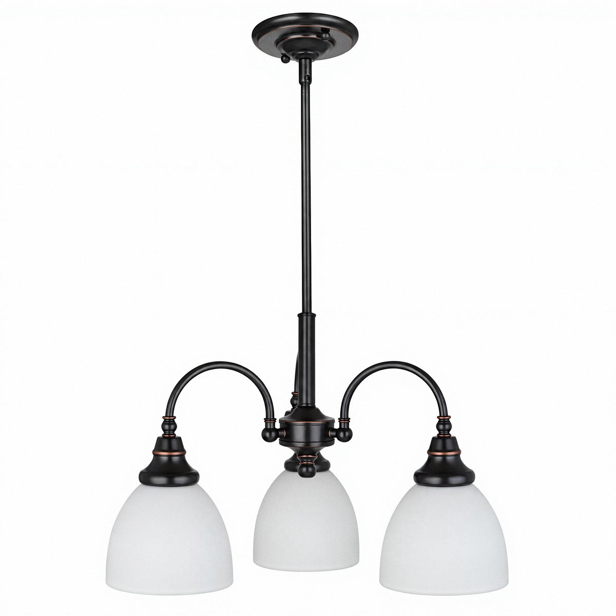 Benson Pendant 3 Lights Down Bronze Aluminium - 1001173