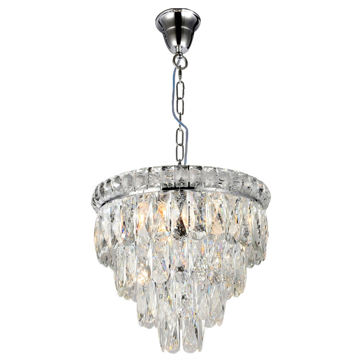 Emporia 3 Light Crystal Pendant Chrome - 1001177