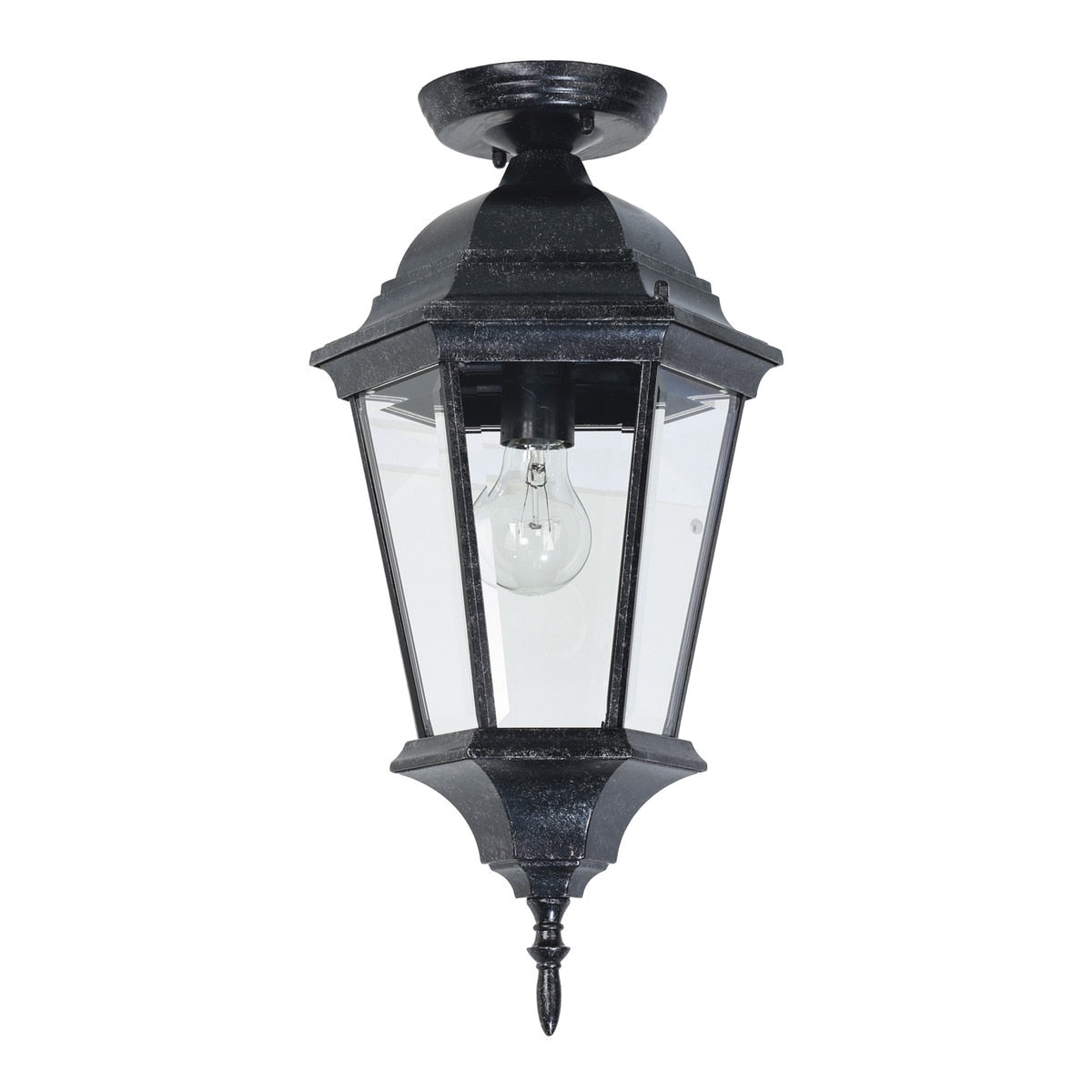 Junction Medium Under Eave Light Antique Black IP44 - 1001241