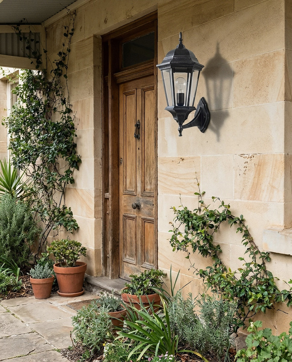 Junction Medium Outdoor Wall Light Antique Black IP44 - 1001243