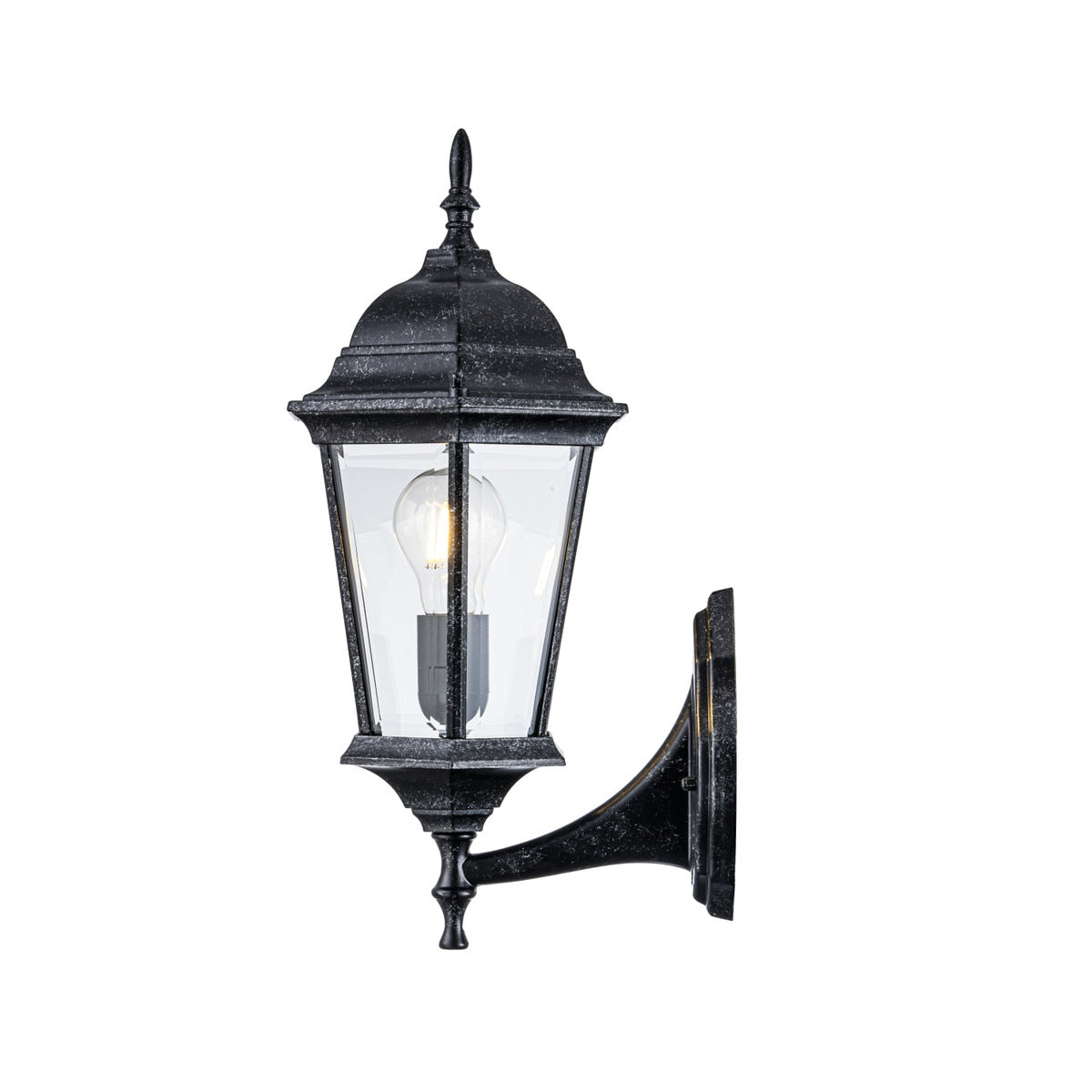 Junction Small Outdoor Wall Light Antique Black IP44 - 1001244