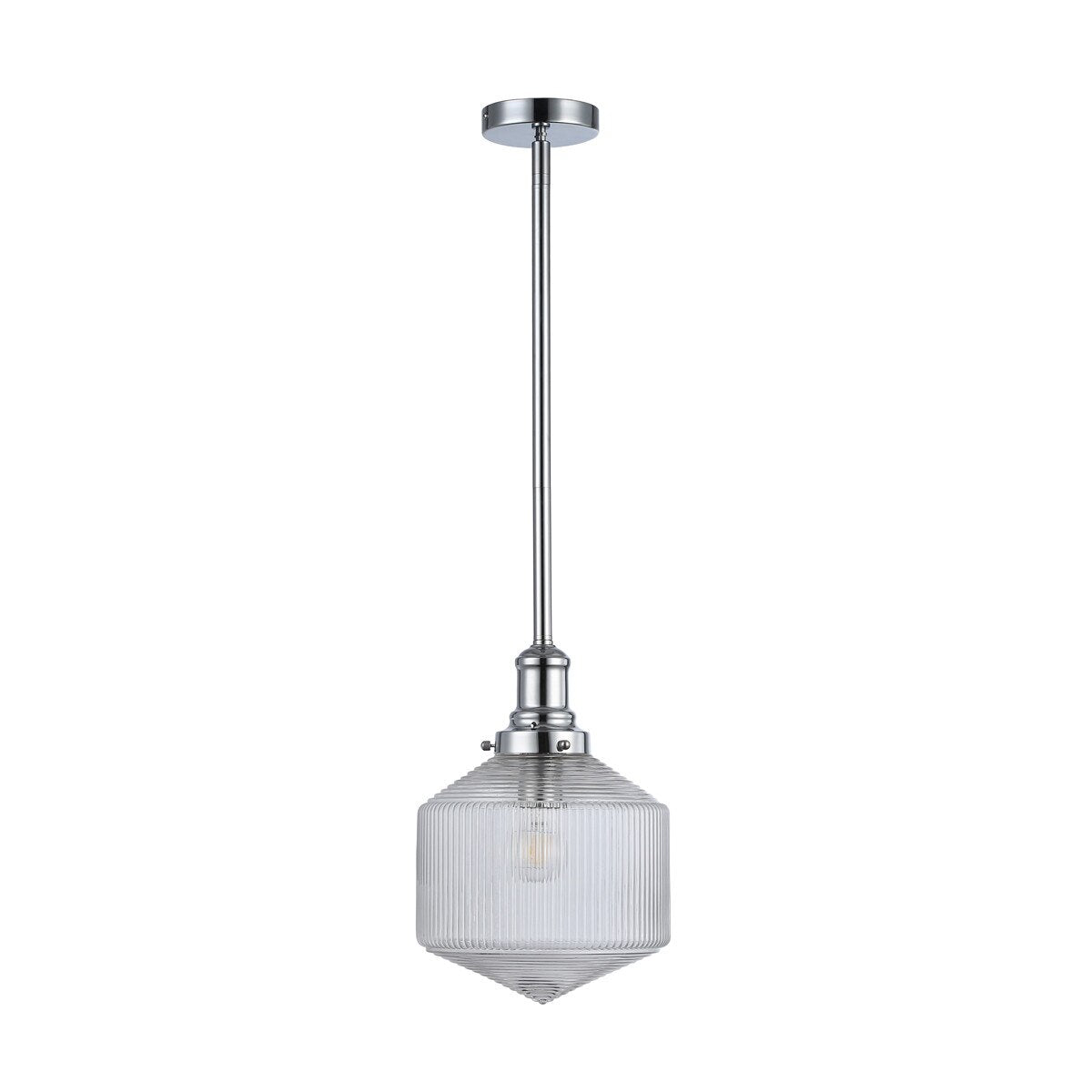 Jefferson Small 1 Light Pendant Chrome - 1001252