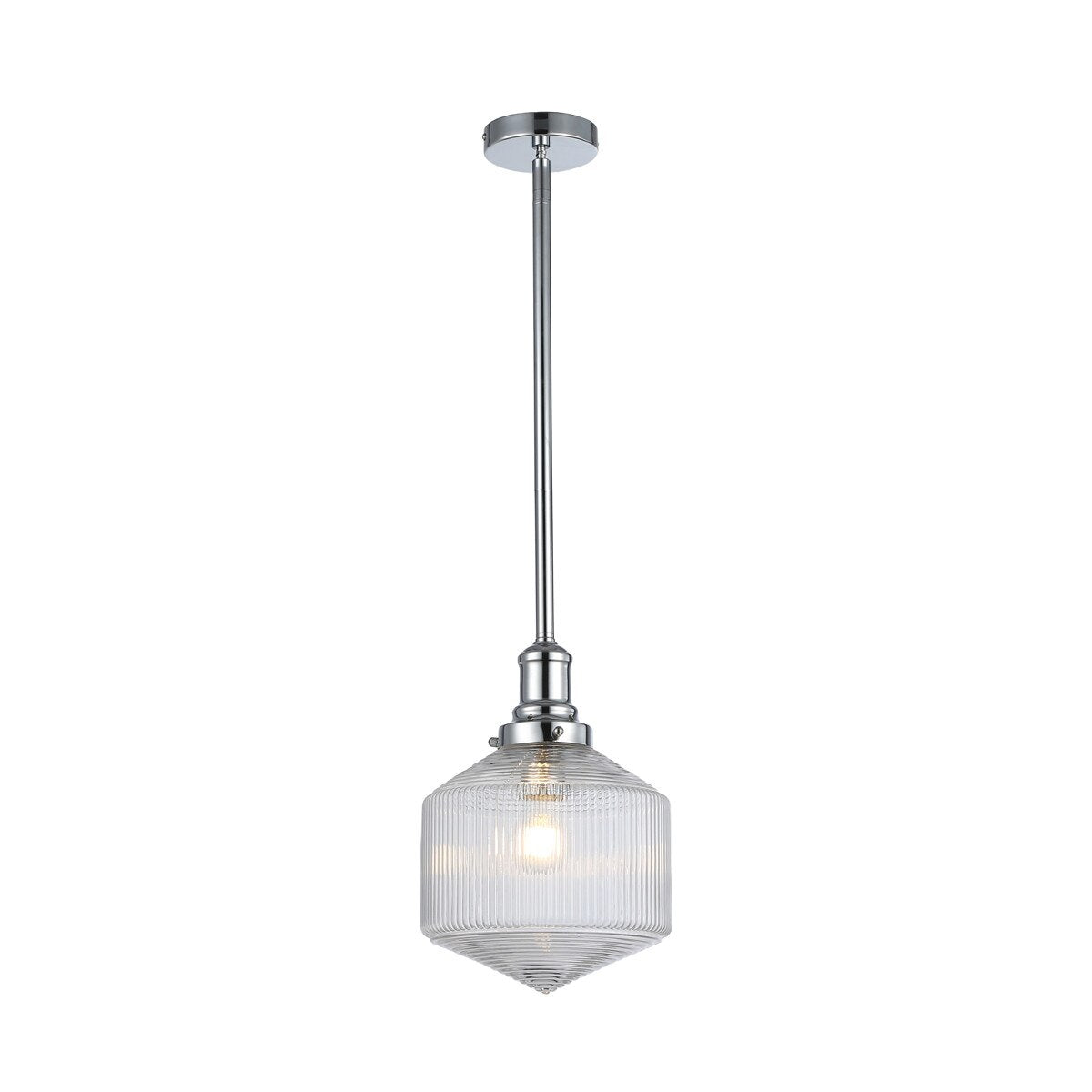 Jefferson Small 1 Light Pendant Chrome - 1001252