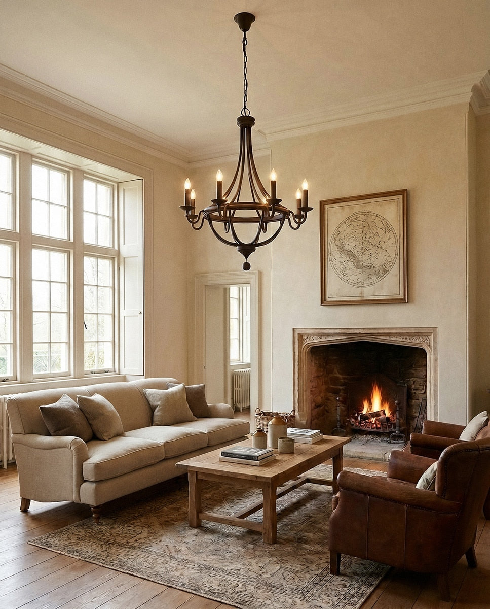 Lakewood 8 Light Pendant Bronze - 1001295