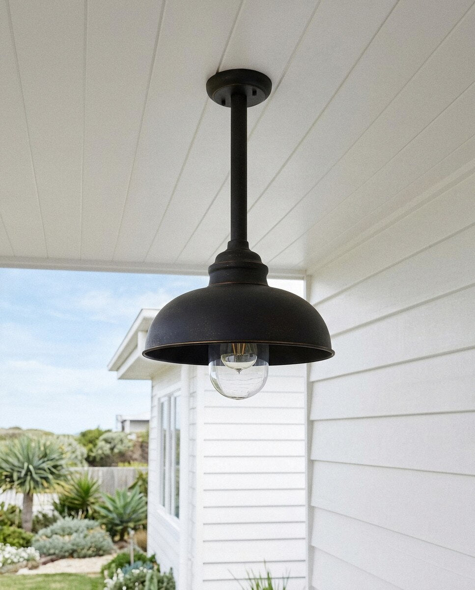Parkway Outdoor Rod Pendant Antique Bronze IP44 - 1001393