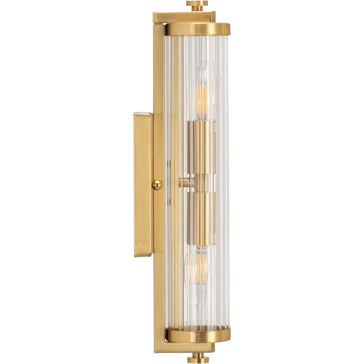 Rockford 2 Light Vanity Wall Light Satin Brass - 1001588