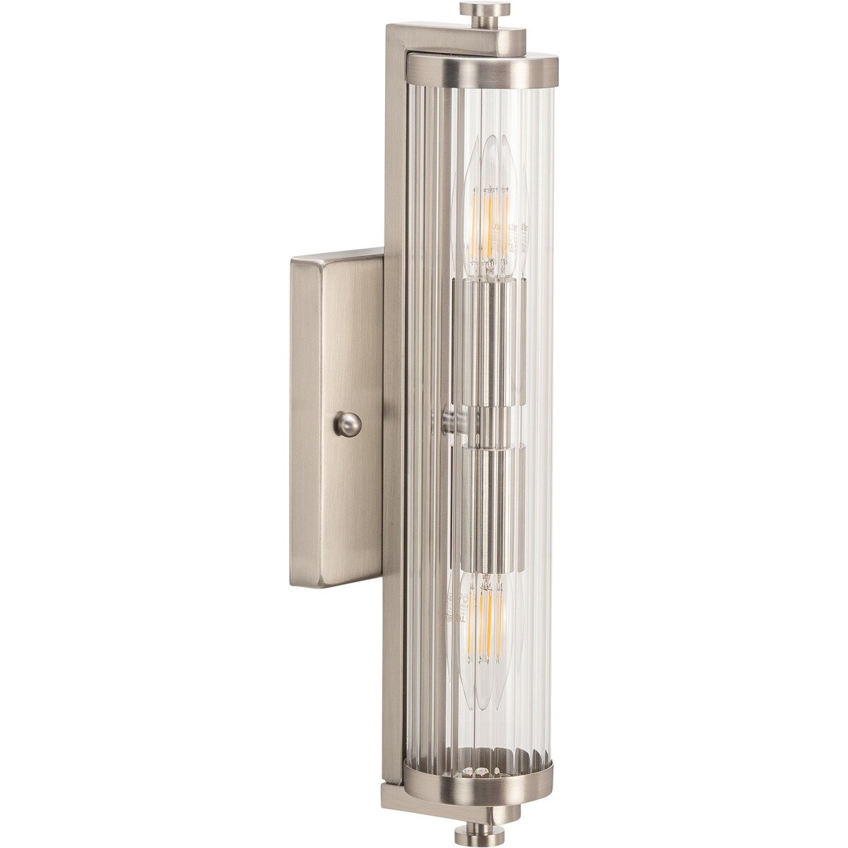 Rockford 2 Light Vanity Wall Light Brushed Nickel - 1001613