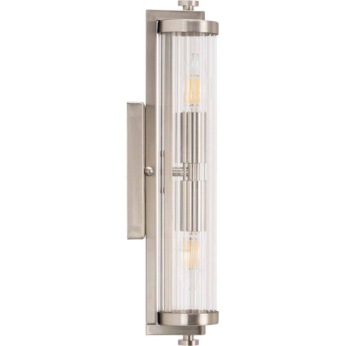 Rockford 2 Light Vanity Wall Light Brushed Nickel - 1001613