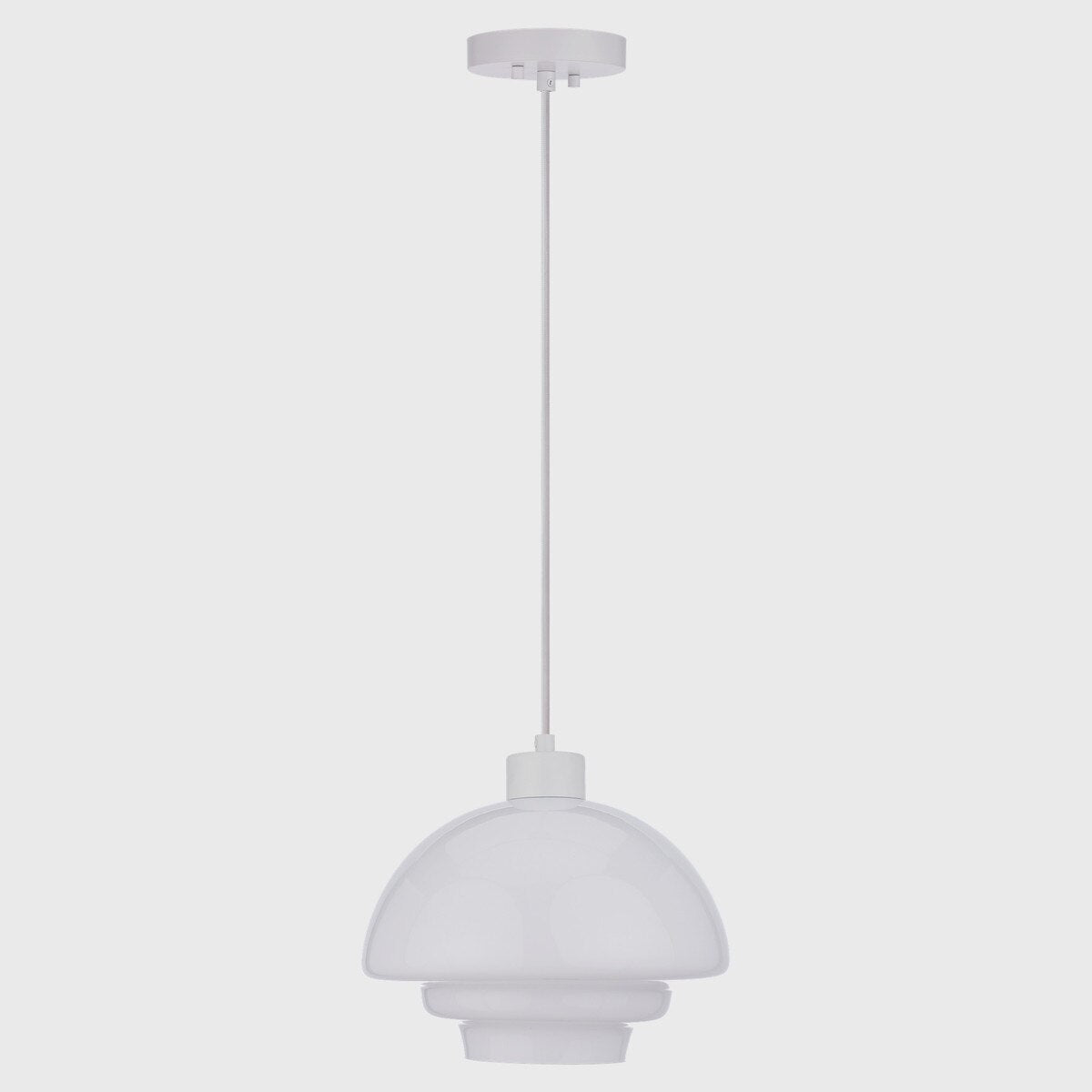 Fenwick Pendant Light White & Opal Gloss - 1001614
