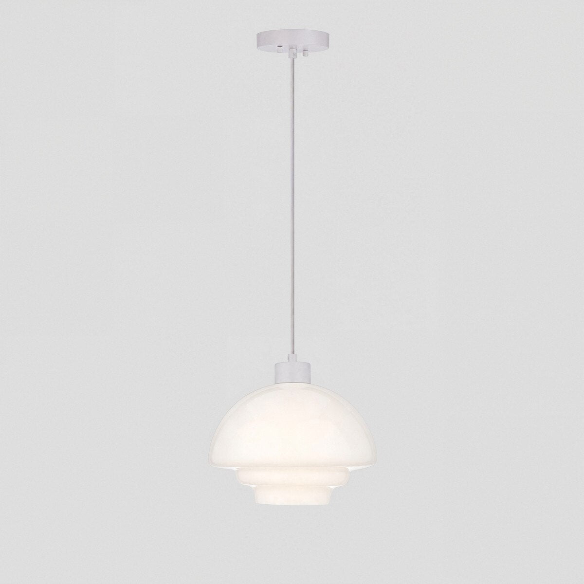 Fenwick Pendant Light White & Opal Gloss - 1001614
