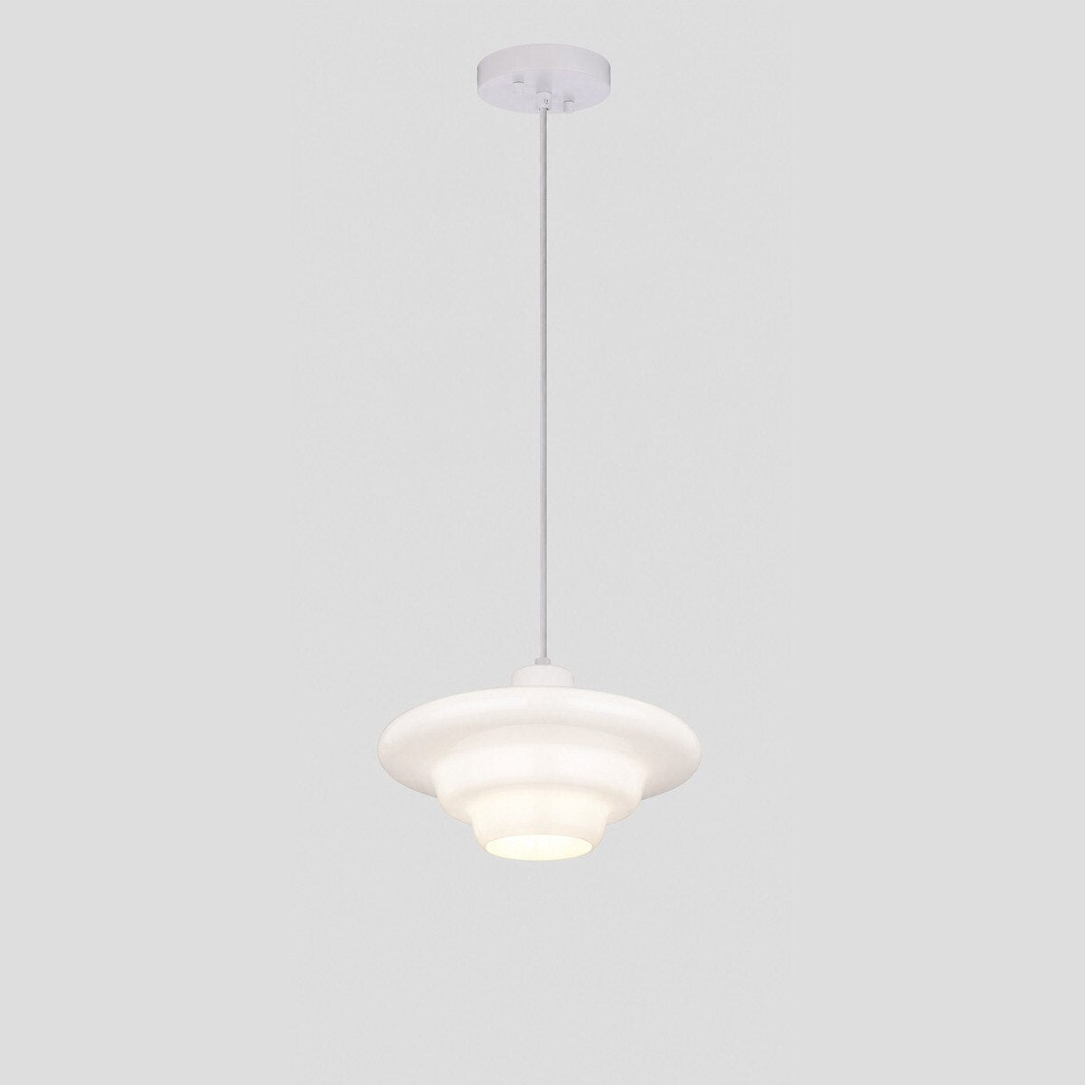 Haywood Pendant Light White & Opal Gloss - 1001618