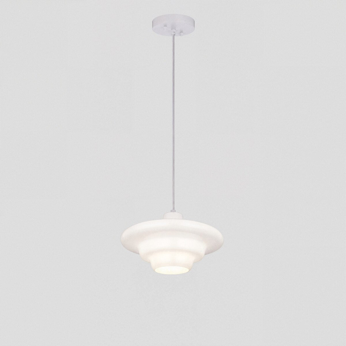 Haywood Pendant Light White & Opal Gloss - 1001618
