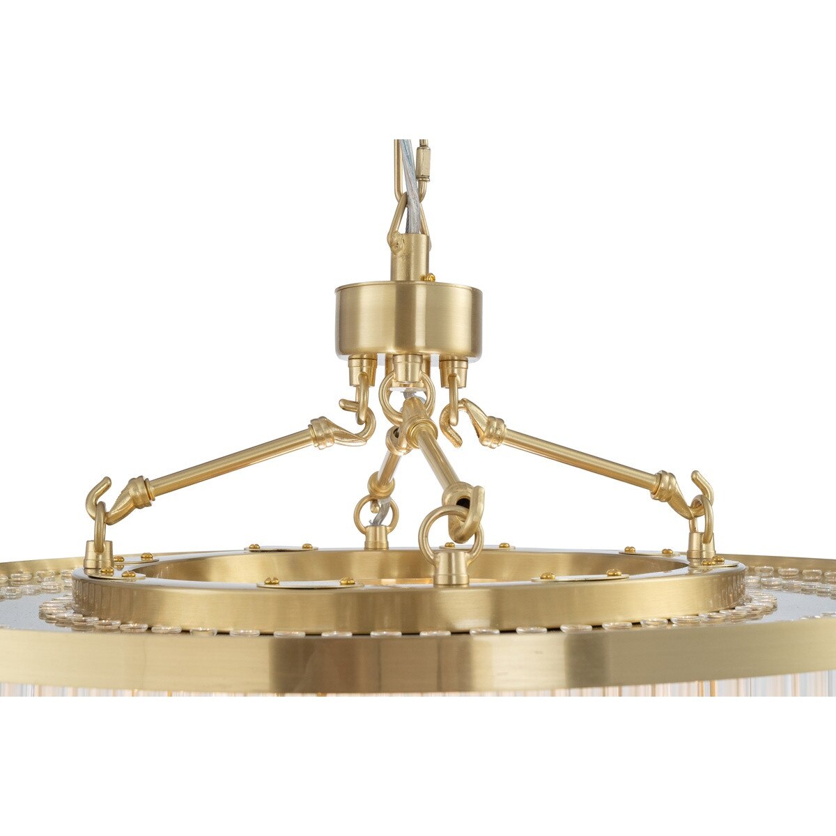 Evangeline Medium 8 Light Chandelier Satin Brass - 1001628