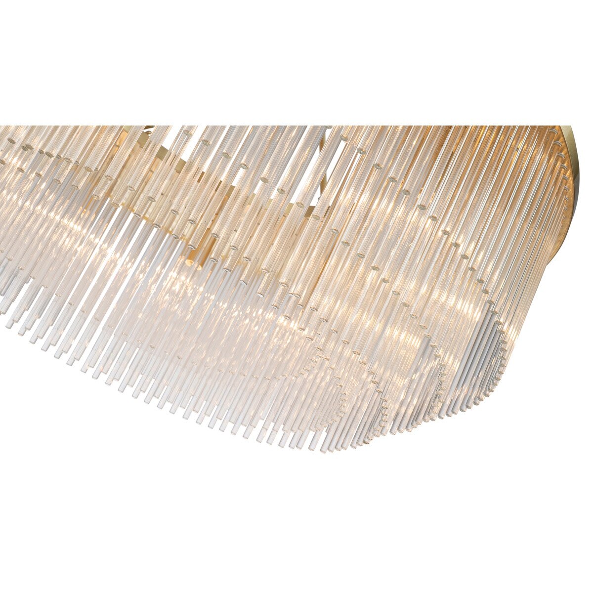 Evangeline Large 12 Light Chandelier Satin Brass - 1001629