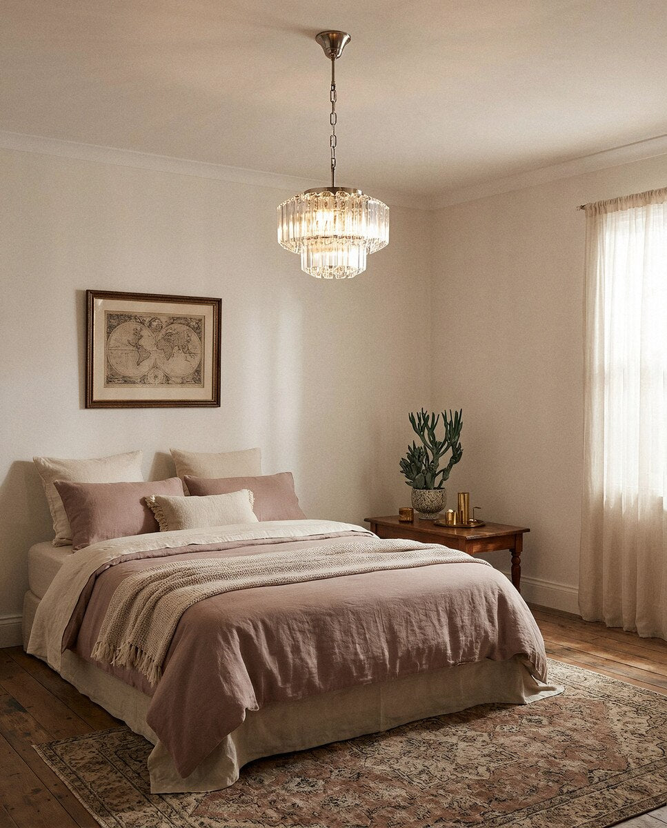 Calista Small 4 Light 2 Tier Chandelier Brushed Nickel - 1001635