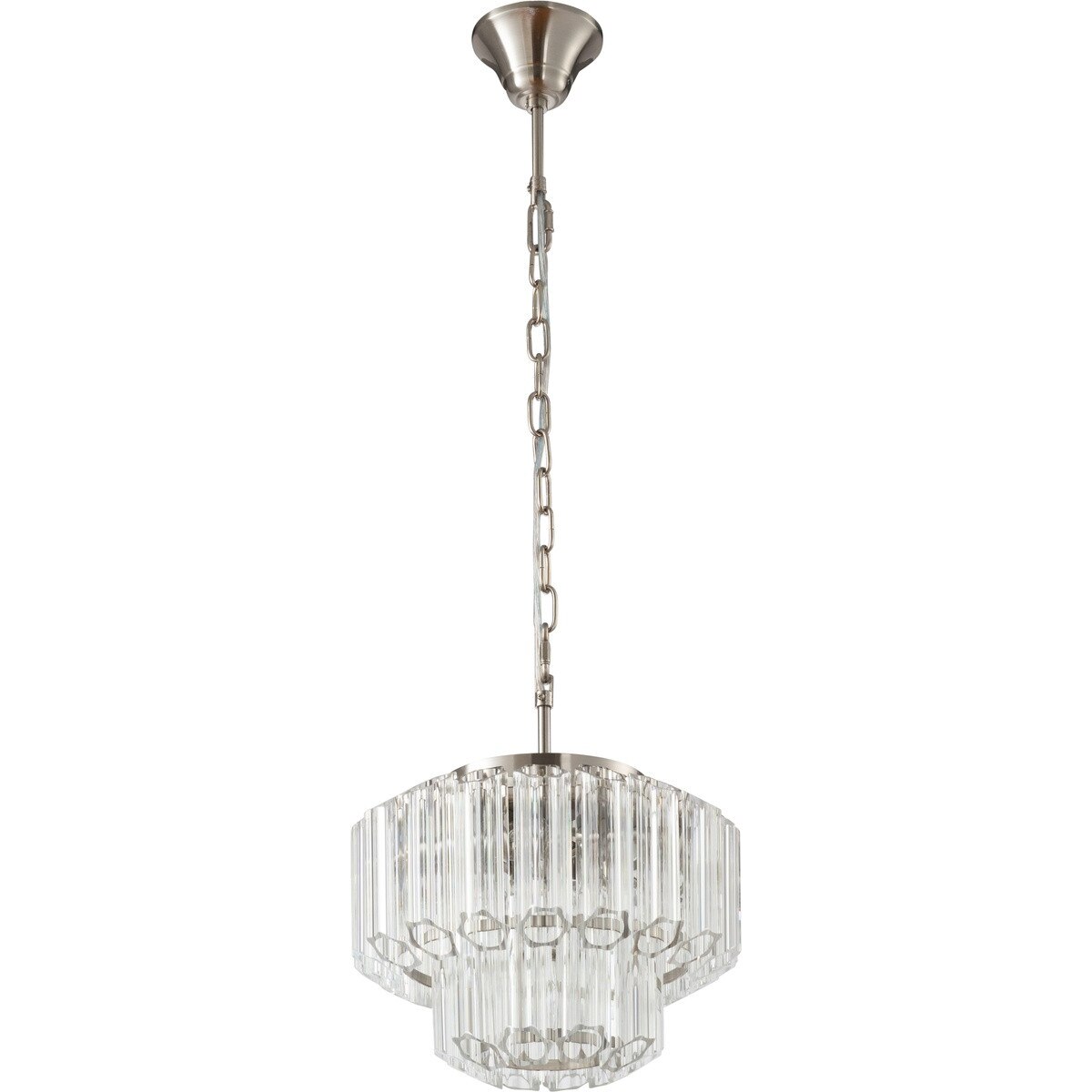 Calista Small 4 Light 2 Tier Chandelier Brushed Nickel - 1001635