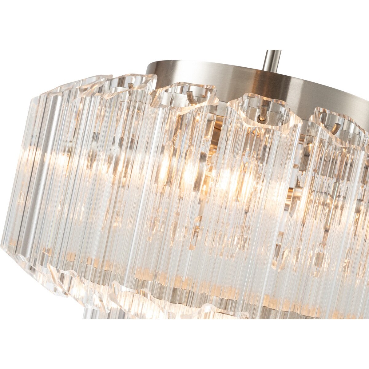 Calista Small 4 Light 2 Tier Chandelier Brushed Nickel - 1001635