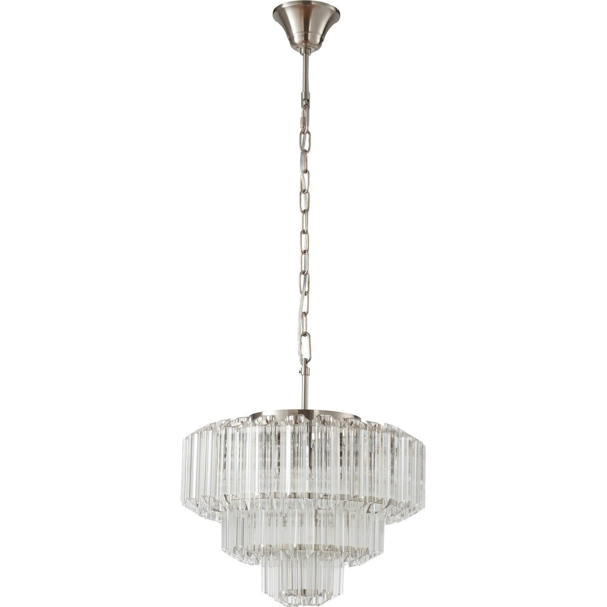 Calista Medium 5 Light 3 Tier Chandelier Brushed Nickel - 1001636