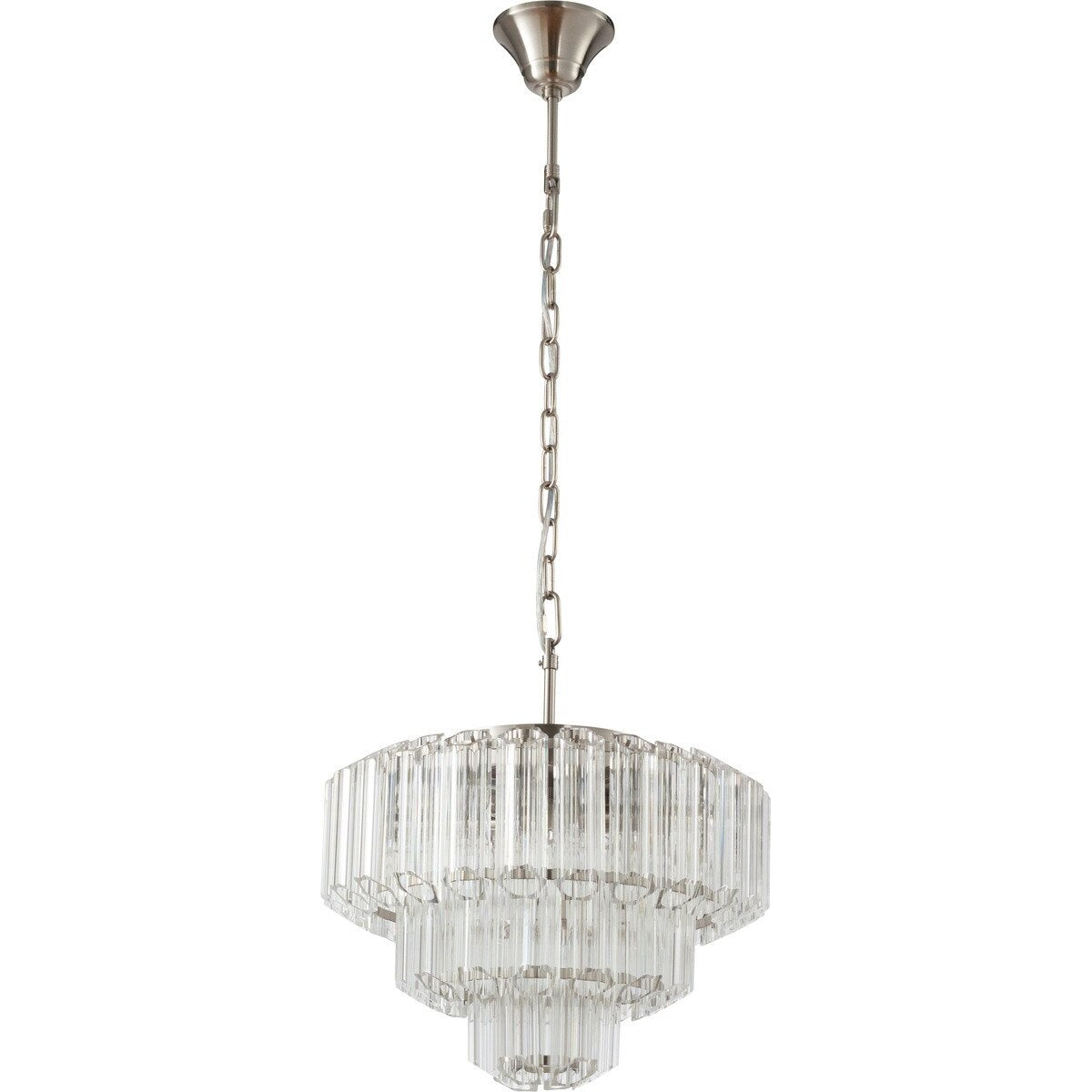 Calista Medium 5 Light 3 Tier Chandelier Brushed Nickel - 1001636