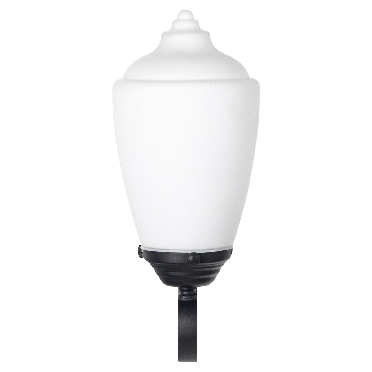 Newry Small Outdoor Wall Light Matt Black & Opal Matt - 1001652