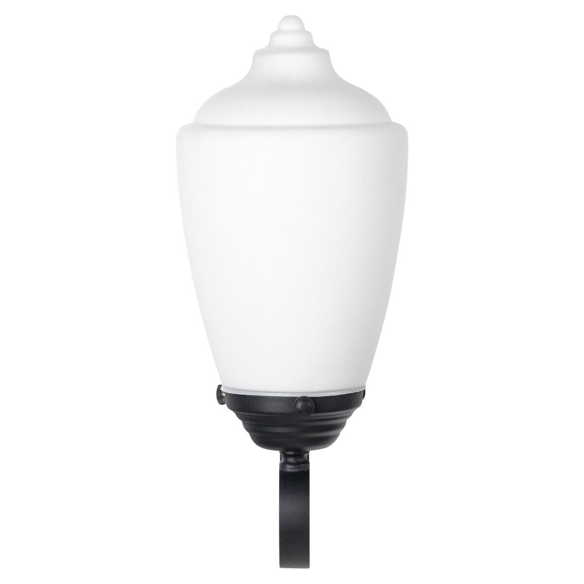 Newry Small Outdoor Wall Light Matt Black & Opal Matt - 1001652