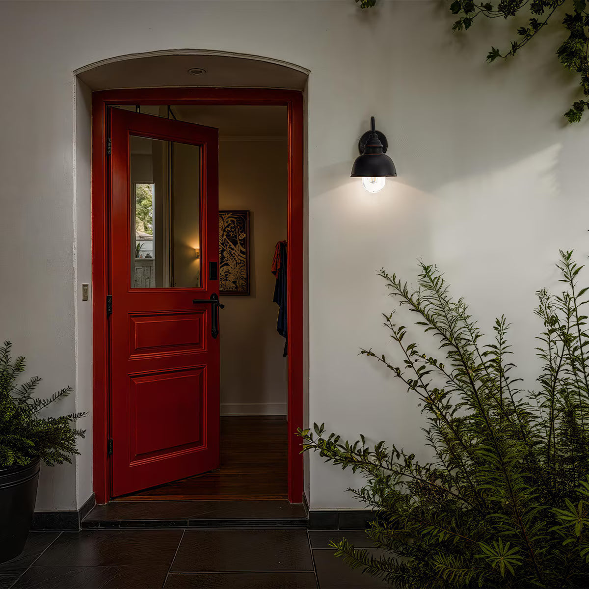 Parkway Small Exterior Wall Light Antique Bronze - 1001666