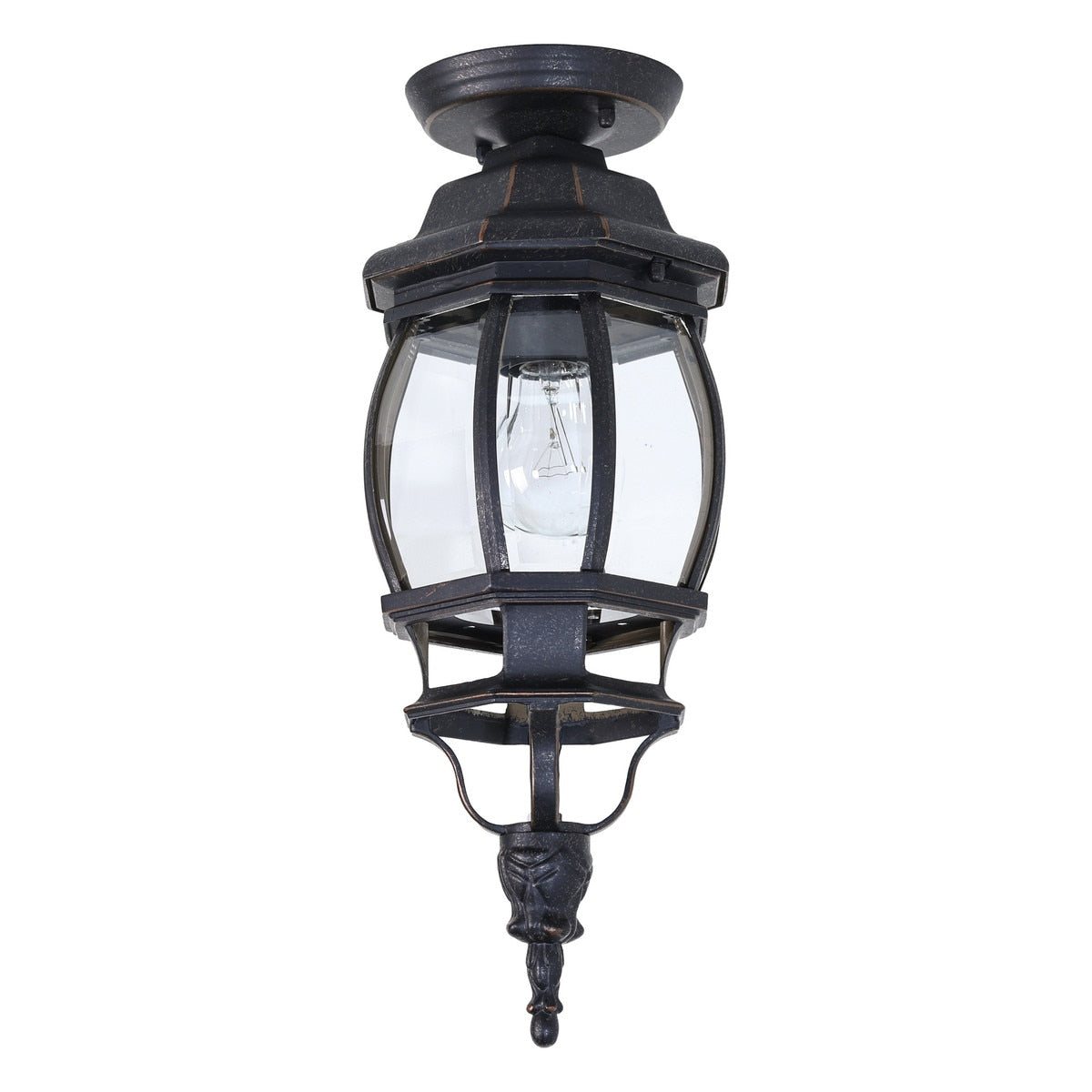 Flinders Small Under Eave Light Antique Bronze IP44 - 1001690