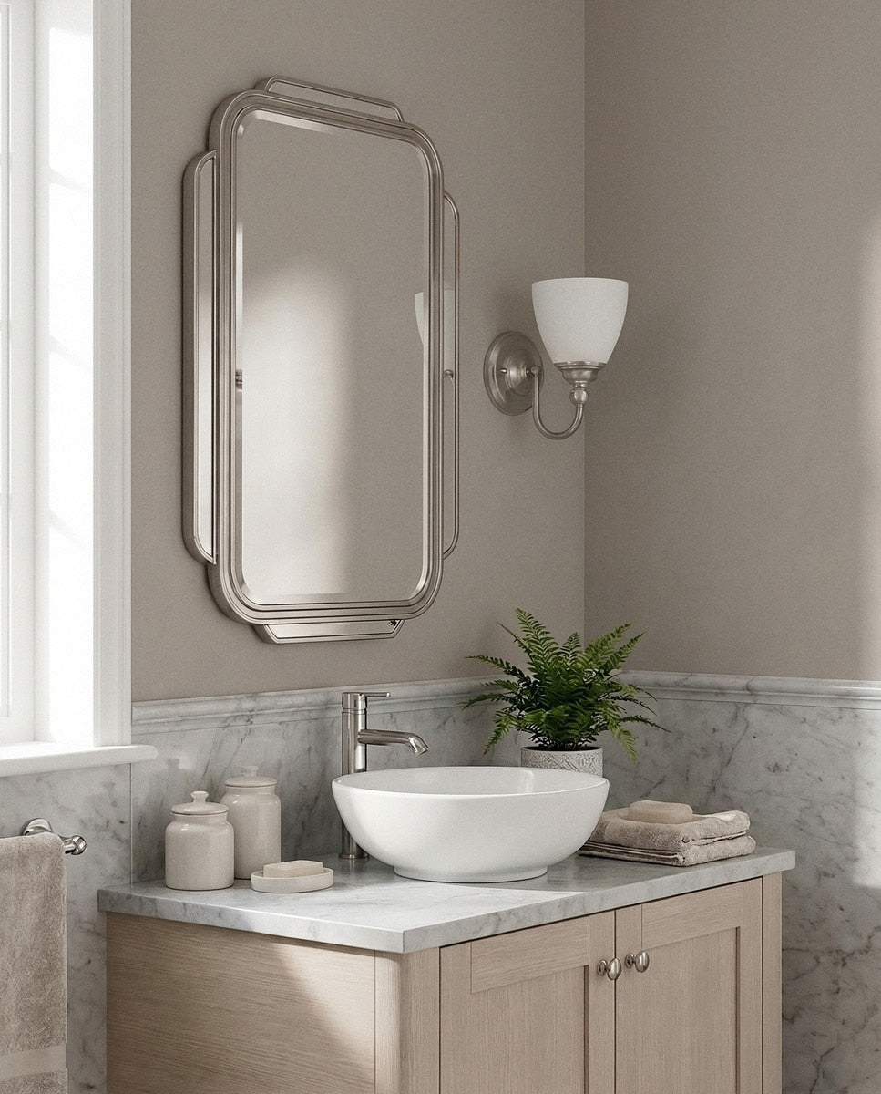 Nova Wall Light Bracket Brushed Nickel & Opal Matt - 1001711