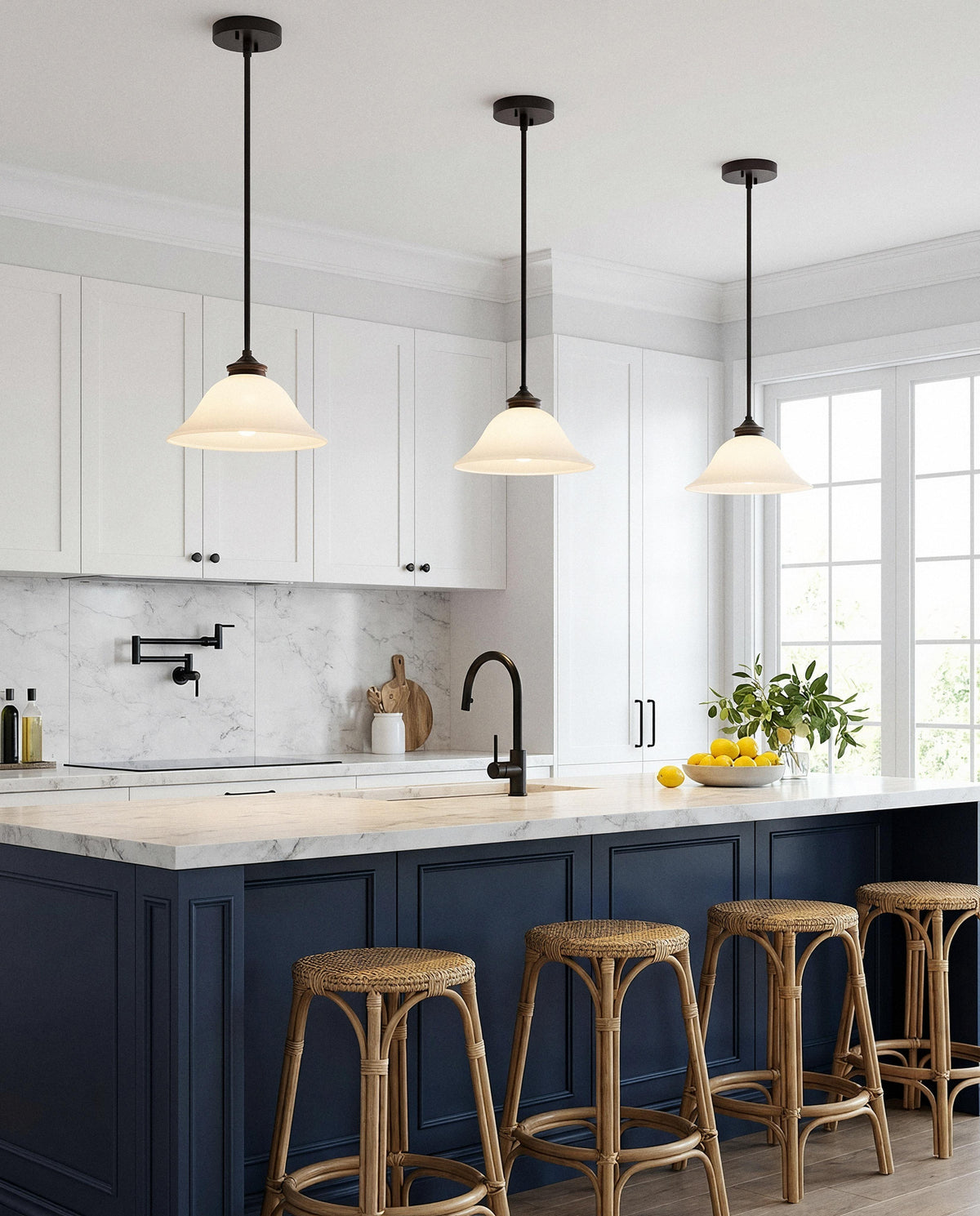 Dallas Pendant Light Bronze & Opal Matte - LOI1001737