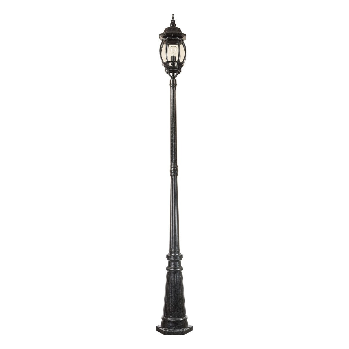 Flinders Medium Post Top on Three Piece Antique Black & Clear - 1001739