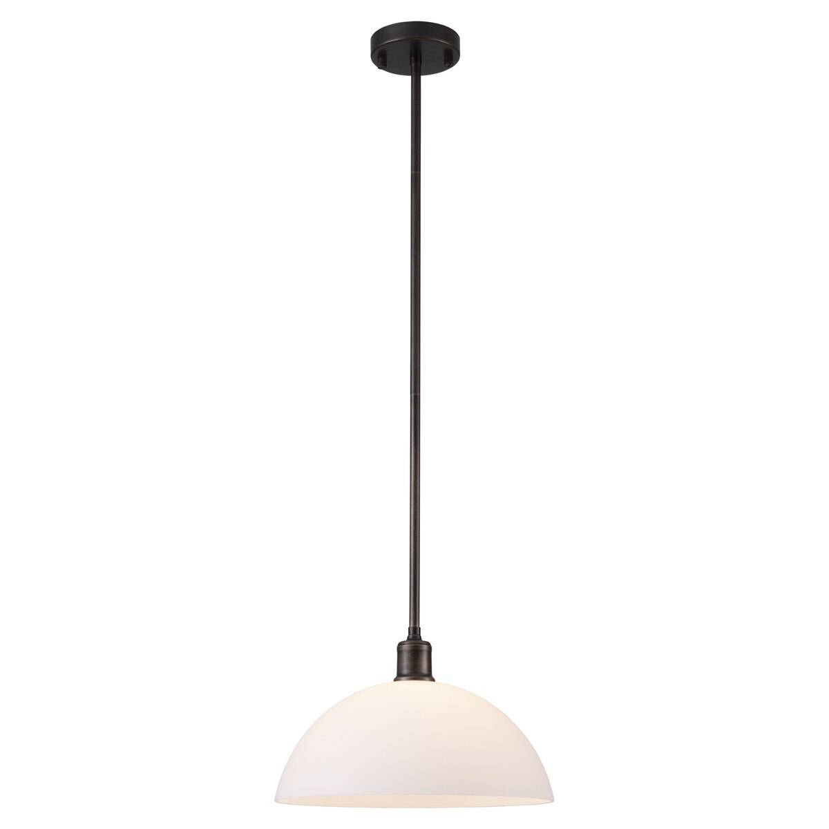 Sienna Pendant Light with Shade Antique Brass & Opal Matte - LOI1001747