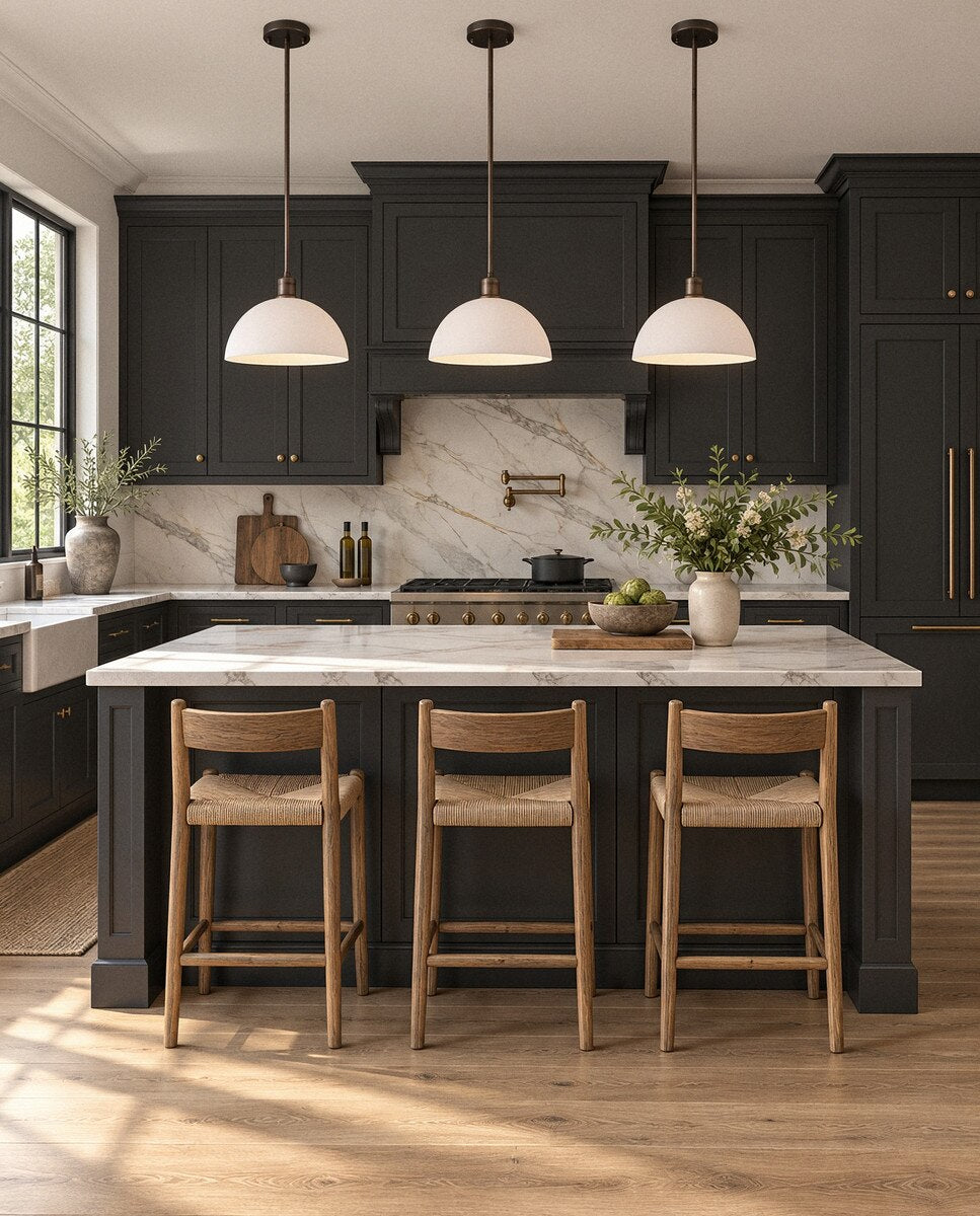 Sienna Pendant Light with Shade Antique Brass & Opal Matte - LOI1001747