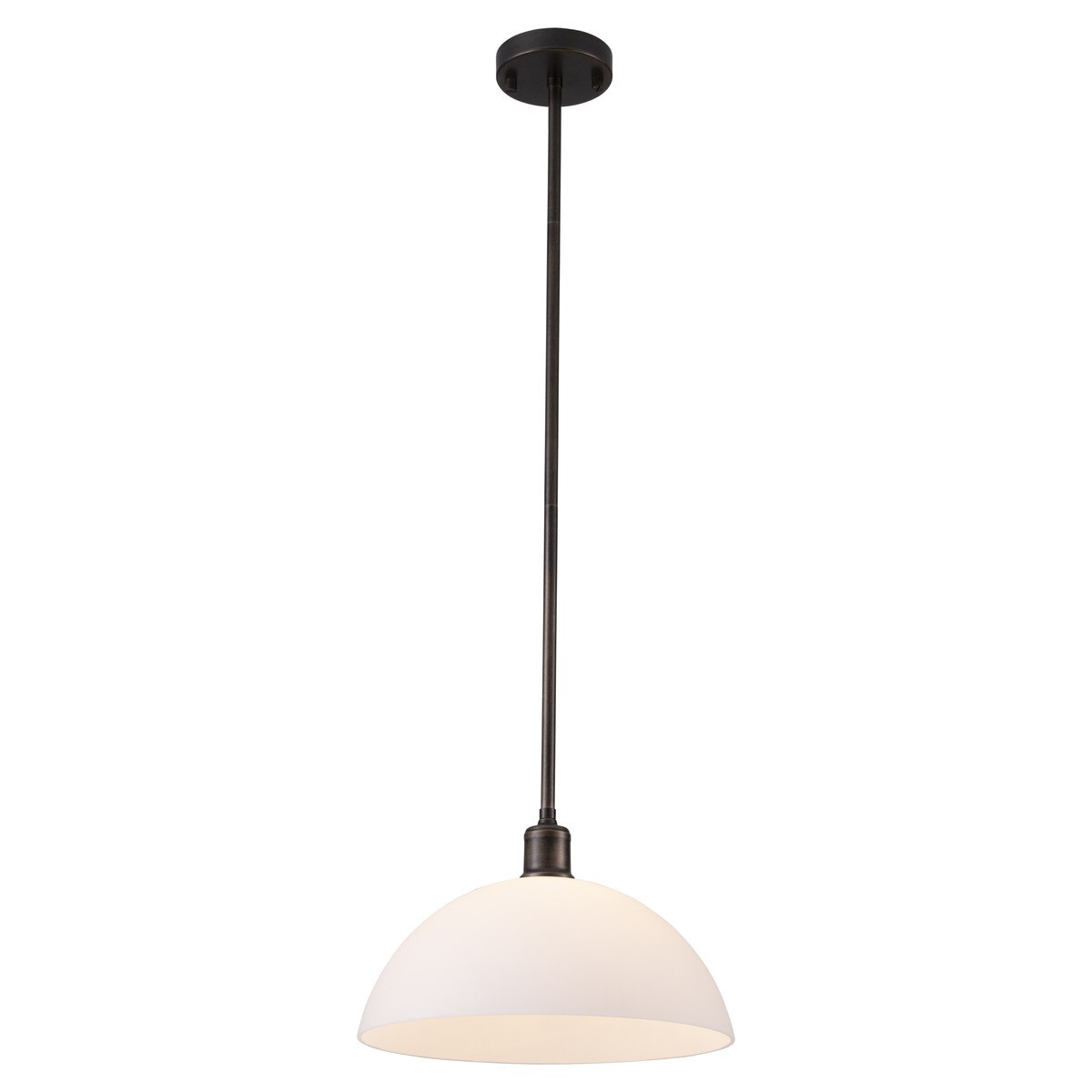 Sienna Pendant Light with Shade Antique Brass & Opal Matte - LOI1001747