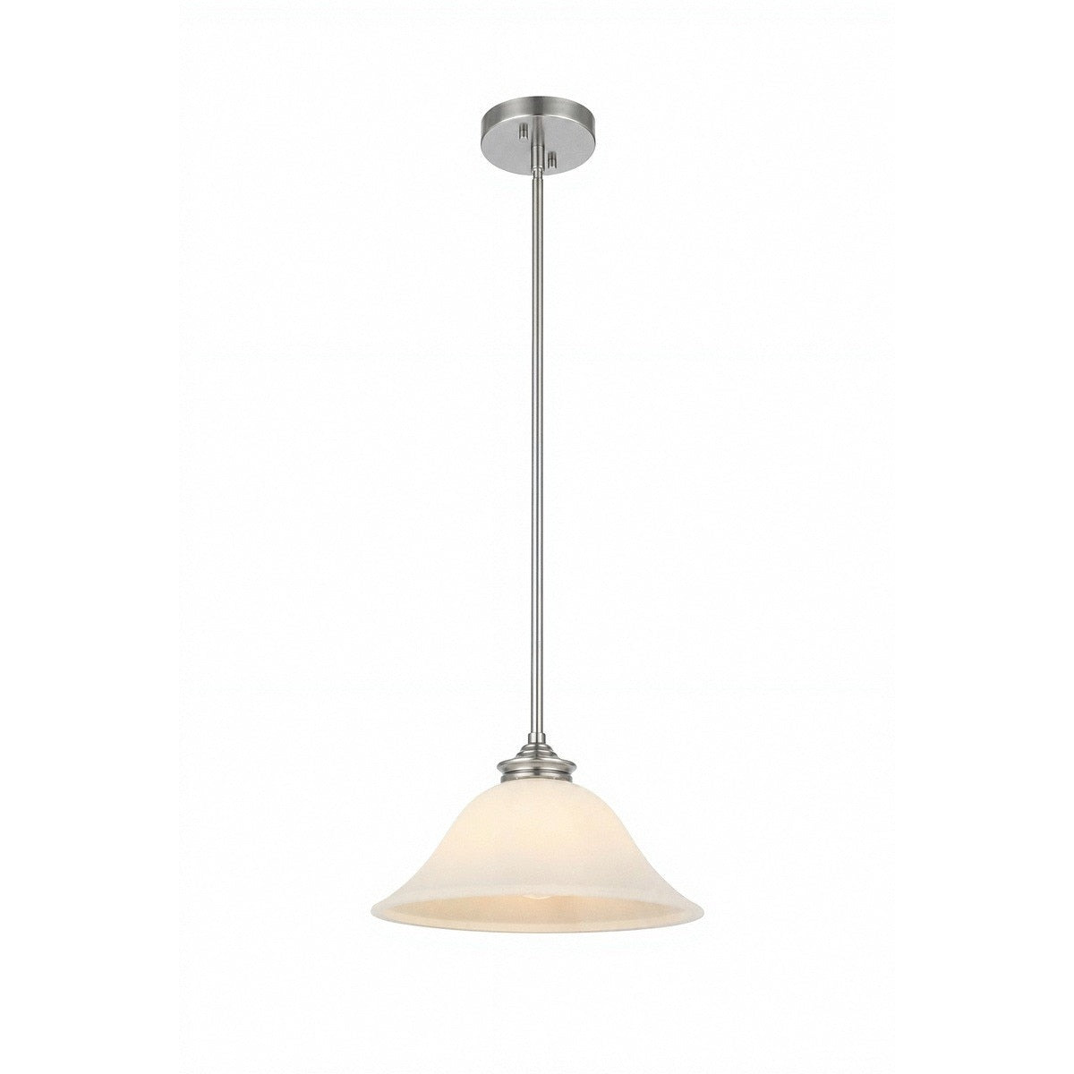 Dallas Pendant Light Brushed Nickel & Opal Matt - 1001762