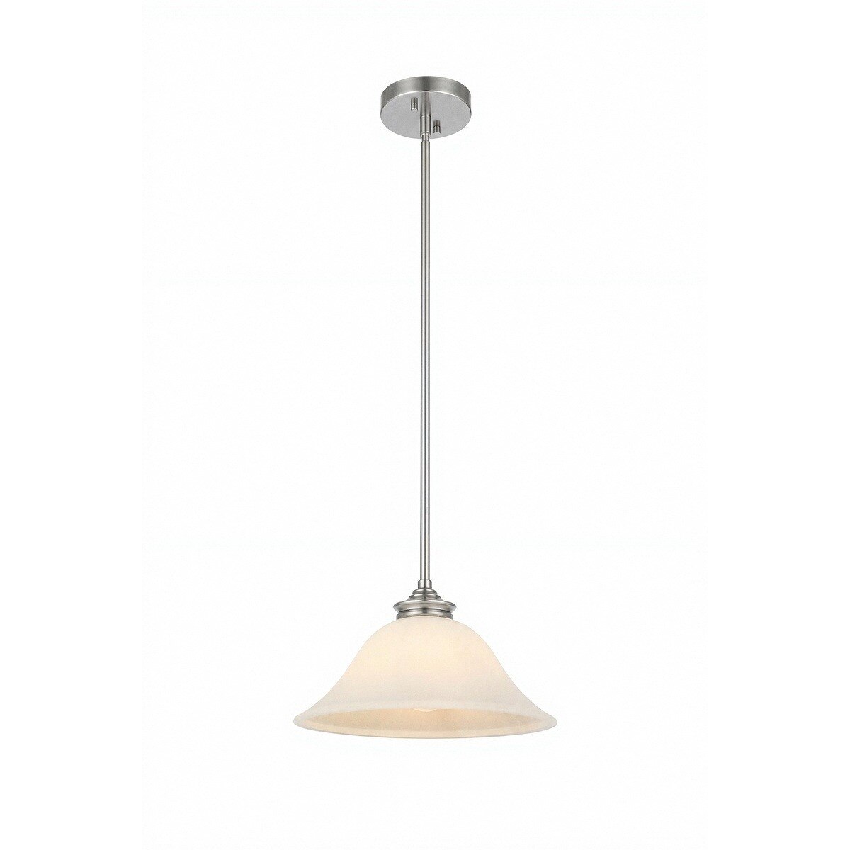 Dallas Pendant Light Brushed Nickel & Opal Matt - 1001762