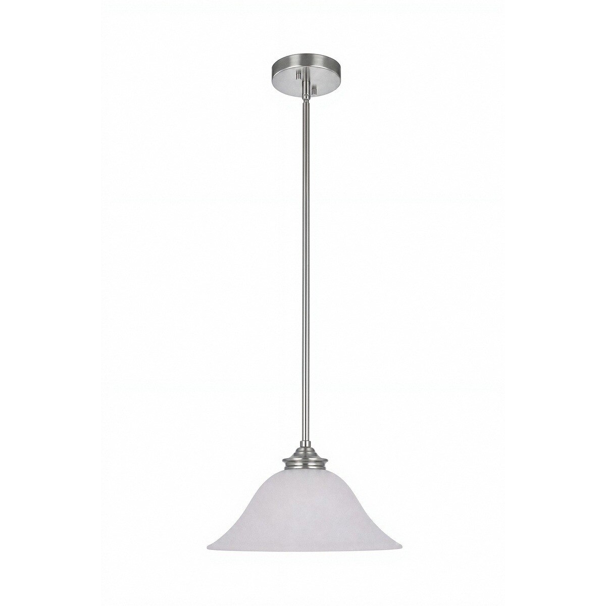 Dallas Pendant Light Brushed Nickel & Opal Matt - 1001762