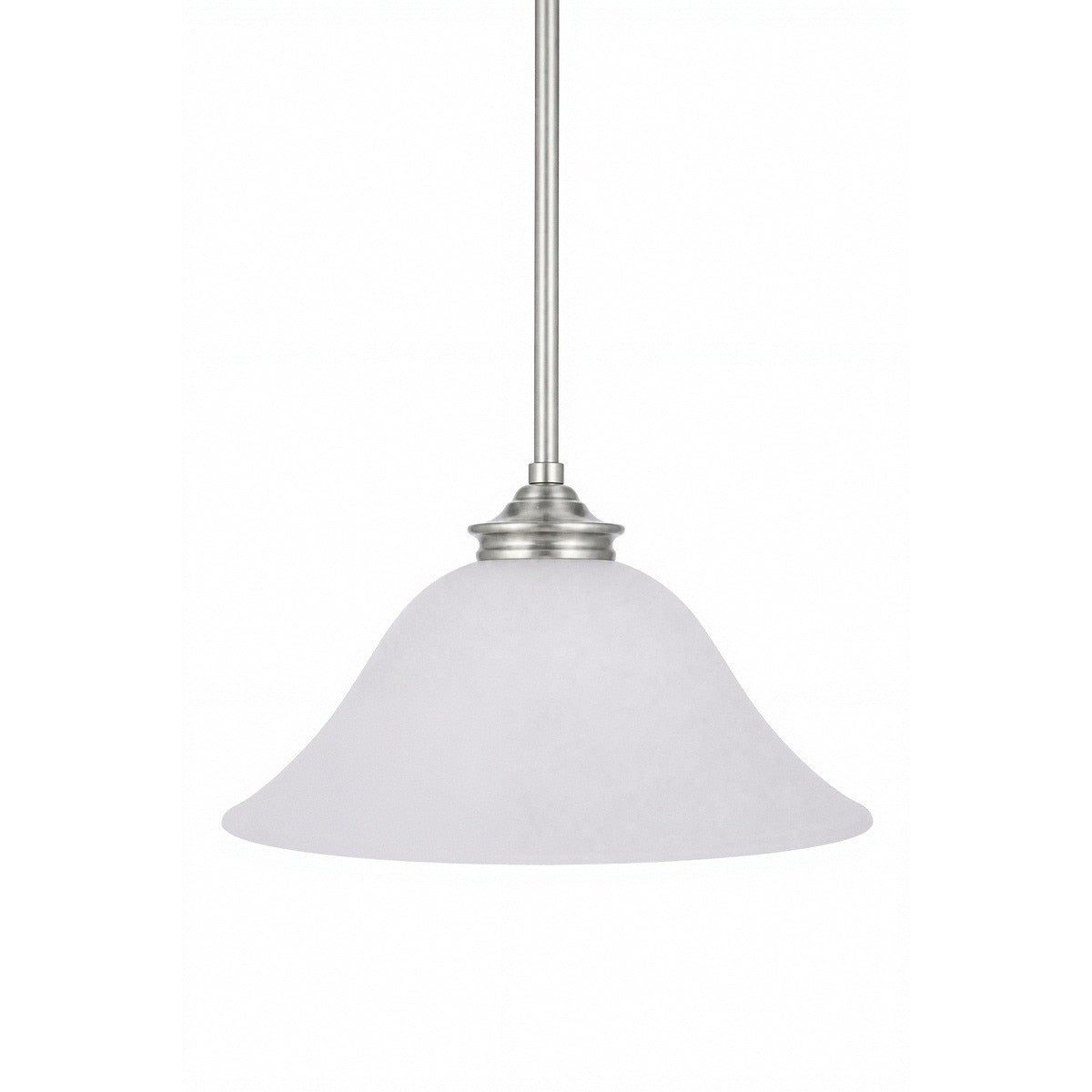 Dallas Pendant Light Brushed Nickel & Opal Matt - 1001762