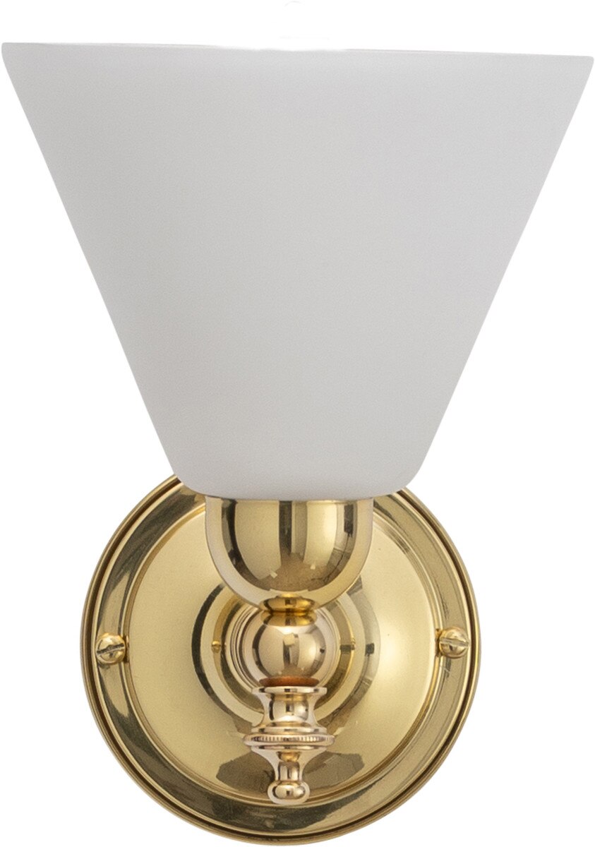Koscina Wall Light Brass With Cono Opal Glass - 3000154