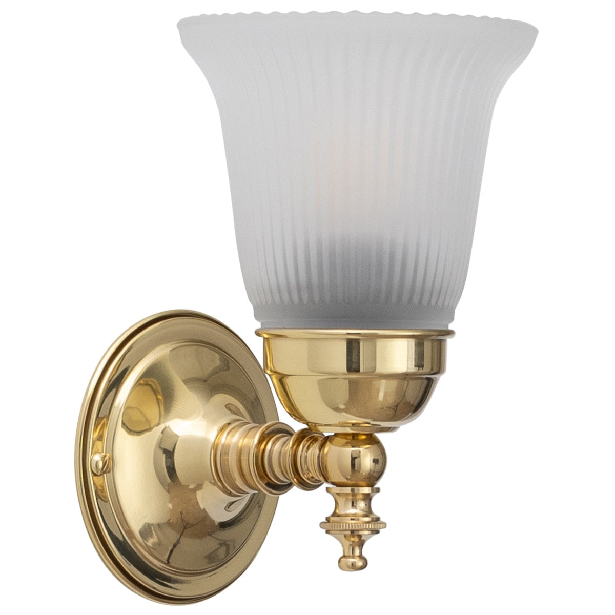 Kline Wall Light Brass With Zipper Frost Glass - 3000336