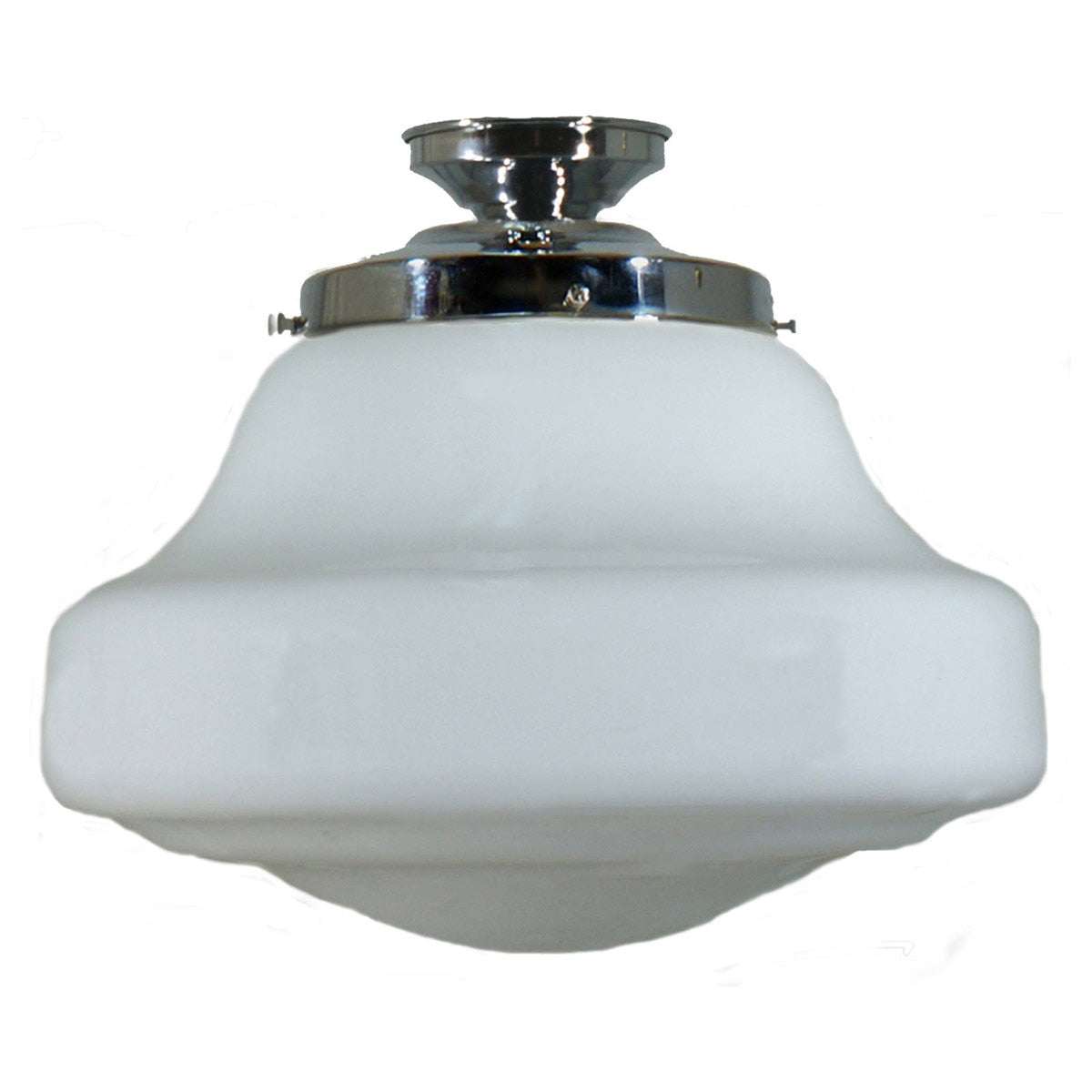 DIY Batten Fix Chrome With Lincoln Schoolhouse Opal Matt Glass - 3010046