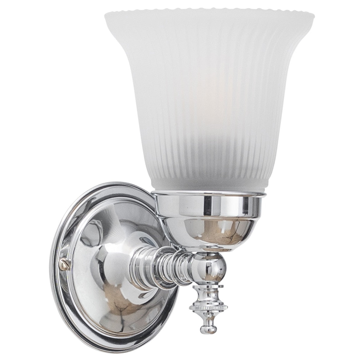 Kline Wall Light Chrome With Zipper Frost Glass - 3010091